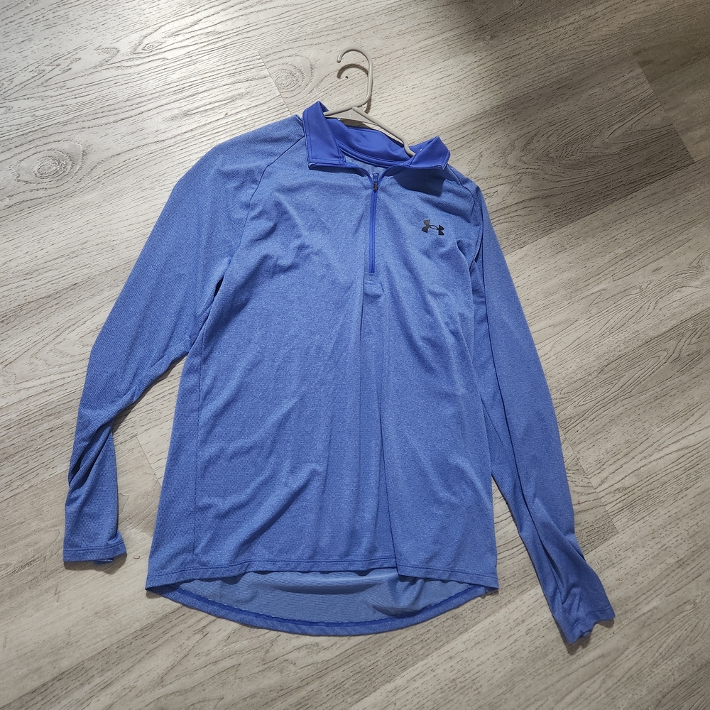 Under Armour Men's Long Sleeve Shirt in Blue
